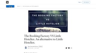 
                            12. The Booking Factory VS Little Hotelier. An alternative to Little Hotelier.