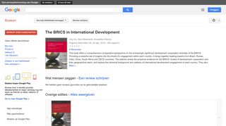 
                            9. The BRICS in International Development