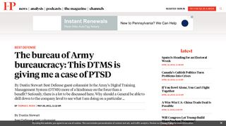 
                            12. The bureau of Army bureaucracy: This DTMS is giving me a case of ...