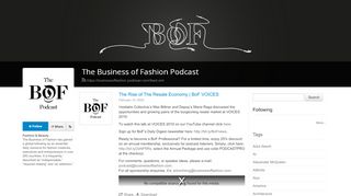
                            12. The Business of Fashion Podcast