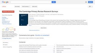 
                            7. The Cambridge Primary Review Research Surveys - Resultado de Google Books
