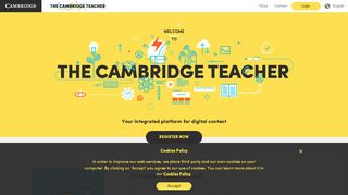 
                            11. The Cambridge Teacher: Home