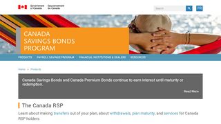 
                            13. The Canada RSP - Canada Savings Bonds