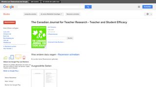 
                            6. The Canadian Journal for Teacher Research - Teacher and Student Efficacy