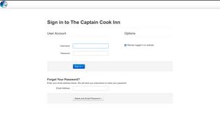 
                            8. The Captain Cook Inn :: Login