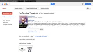 
                            12. The Captain's Vengeance: An Alan Lewrie Naval Adventure