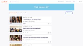 
                            11. The Center SF Events | Eventbrite