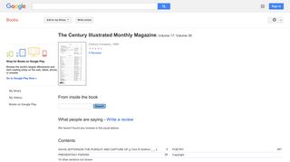 
                            8. The Century Illustrated Monthly Magazine - Google बुक के परिणाम