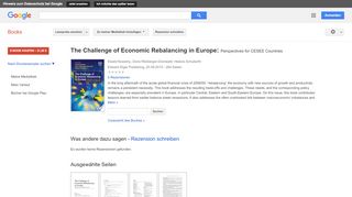 
                            6. The Challenge of Economic Rebalancing in Europe: Perspectives for ...