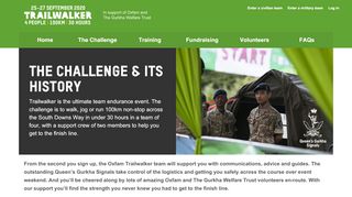 
                            6. The Challenge : Trailwalker 2019 - Oxfam GB