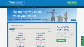 
                            9. The Check Cashing Store Payday Loans, Check Cashing, ...