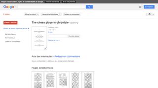 
                            12. The chess player's chronicle