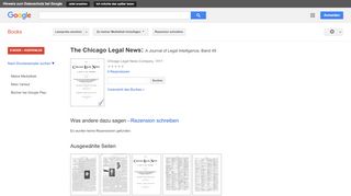 
                            10. The Chicago Legal News: A Journal of Legal Intelligence