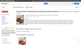 
                            5. The Chick Brain in Stereotaxic Coordinates and Alternate Stains: ...