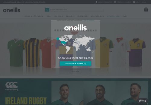 
                            2. The Choice of Champions | O'Neills International Sportswear