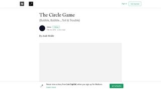
                            11. The Circle Game – Lux Capital – Medium