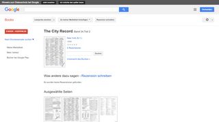 
                            13. The City Record - Google Books-Ergebnisseite