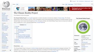 
                            11. The Climate Reality Project - Wikipedia