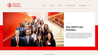 
                            5. The Coca-Cola Scholars Foundation – Empowering Visionary Leaders