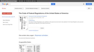 
                            9. The Code of Federal Regulations of the United States of America