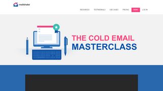 
                            4. The Cold Email Masterclass by Mailshake