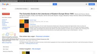 
                            12. The Columbia Guide to the Literatures of Eastern Europe Since 1945: ...