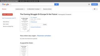 
                            9. The Coming Struggle Or Europe Ín the Future: Astrologically ...