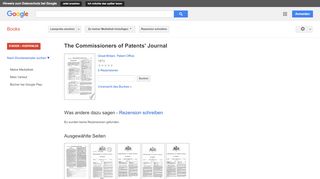 
                            8. The Commissioners of Patents' Journal