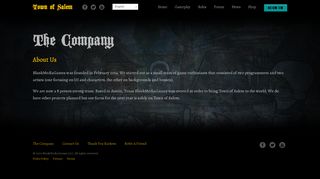 
                            6. The Company | BlankMediaGames