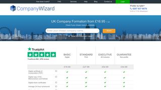 
                            2. The Company Formation Wizard - UK Company Formation Agent