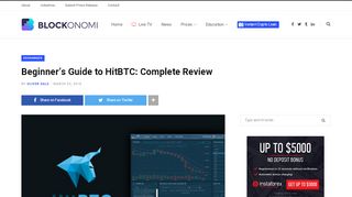 
                            10. The Complete Beginner's Guide to HitBTC Review 2019 - Is it Safe?