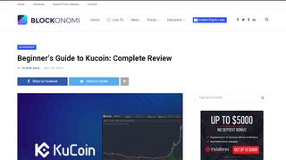 
                            7. The Complete Beginner's Guide to Kucoin Review 2019 - Is it Safe?