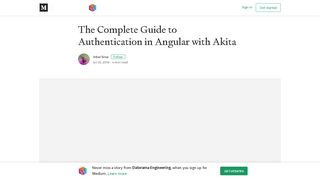 
                            5. The Complete Guide to Authentication in Angular with Akita