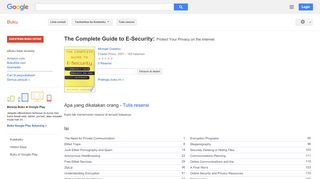 
                            11. The Complete Guide to E-Security: Protect Your Privacy on the Internet