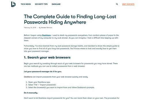 
                            4. The Complete Guide to Finding Long-Lost Passwords Hiding Anywhere