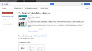 
                            11. The Complete Guide to Selling a Business