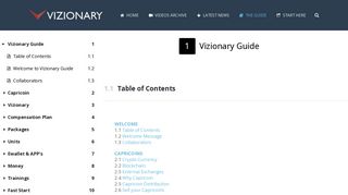 
                            2. The complete guide to Vizionary and Capricoin - Crypto Elite