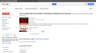 
                            9. The Complete Novices Guide To Building A Website From Scratch: ...