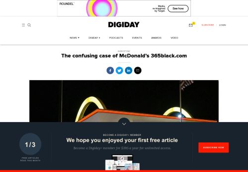 
                            9. The confusing case of McDonald's 365black.com - Digiday