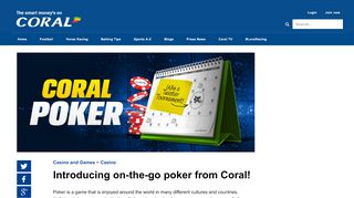 
                            5. The Coral Poker App | Coral Poker - Coral News