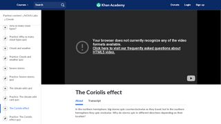 
                            10. The Coriolis effect (video) | Clouds | Khan Academy