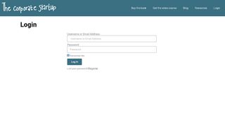 
                            12. The Corporate Startup - Login