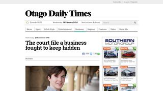 
                            12. The court file a business fought to keep hidden | Otago Daily Times ...