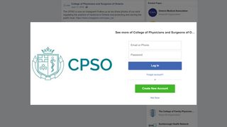 
                            6. The CPSO is now on Instagram! Follow us... - College of Physicians ...