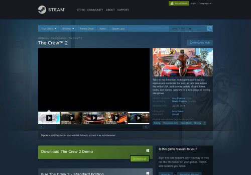 
                            7. The Crew™ 2 on Steam