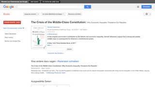 
                            7. The Crisis of the Middle-Class Constitution: Why Economic Inequality ...