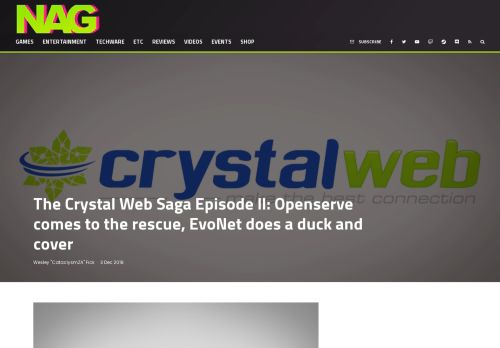 
                            6. The Crystal Web Saga Episode II: Openserve comes to the rescue ...