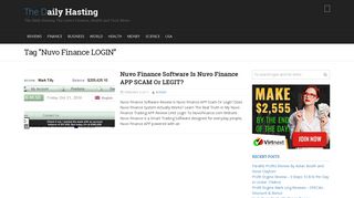 
                            10. The Daily Hasting | Nuvo Finance LOGIN