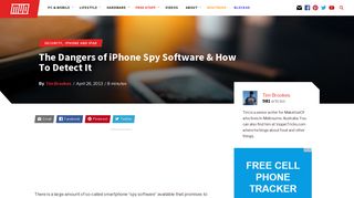 
                            5. The Dangers of iPhone Spy Software & How To Detect It - MakeUseOf
