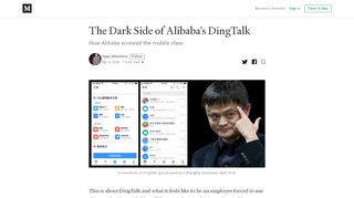 
                            5. The Dark Side of Alibaba's DingTalk – Hypp Johnstone – ...